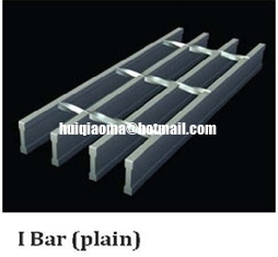 Plain I-bar Type Steel Grating, Self Cleaning Bar Grating