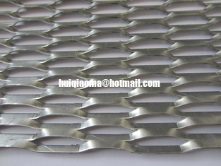 Louver Mesh Aluminum Expanded Metal,Mesh 76mx16mm,Strand 6.3mm