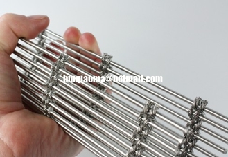 Decorative Facades Mesh type MULTI-BARRETTE for Outdoor Curtain Wall Dividers