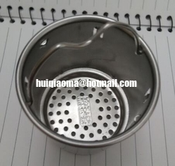Stainless steel Perforated Cup strainer filter|Alkaline Water Cup Infuser Strainer