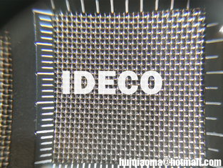 Stainless Steel Wire Mesh Fabric for Diagonal Covers with Gold Seam/Silver Seam/Plasma Seam