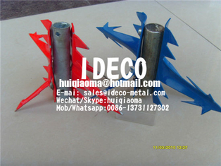 Herses Rotatives Quadro Wall Spikes, Rotating Security Fence Spikes, Rotary Razors, Rotator Roller for Military Base