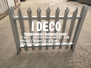 High Security Steel Palisade Fence Panels, Metal Palisade Fencing, Anti-Vandal Palisade Gates, Pales, Fittings