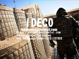 Hesco Barrier, Hesco Concertainer Security Bastion, Rapid Deployment Defensive Barriers Ballistic Resistant