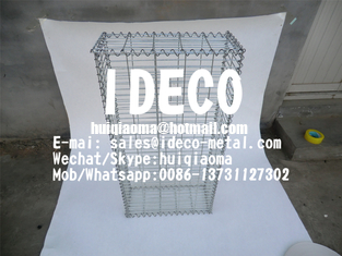 Galvanized Steel Gabion Baskets Retaining Walls, Welded Gabion Boxes, Wire Mesh Stone Cages, Modular Gabion Cubes