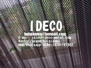 Coil Mesh Drapes, Aluminum Alloy Metal Cascade Coil Drapery, Chain Link Curtain Wall, Coiled Wire Fabric Drapes