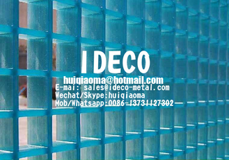 Transparent Fiberglass Gratings for Ceiling, Facade Decorative Translucent FRP Grid Decking for Light Penetration