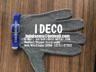 Chainmail Gloves Cut Resistant Glove, Stainless Steel Wire Mesh Butcher Safety Work for Cutting Slicing Chopping Peeling