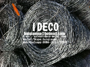 Stainless Steel 316 Barbed Wire, Coastal Barbed Wire Fences, Marine Grade Stainless Steel Barbwire Fencing
