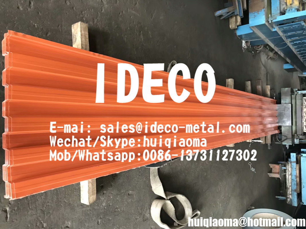 Steel Tiles Colourful Crimped/Corrugated Metals, Curved Sheet Metal