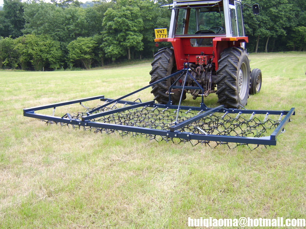 Chain Drag Harrow with Lawn Tractor,GHL12 12ft Wide