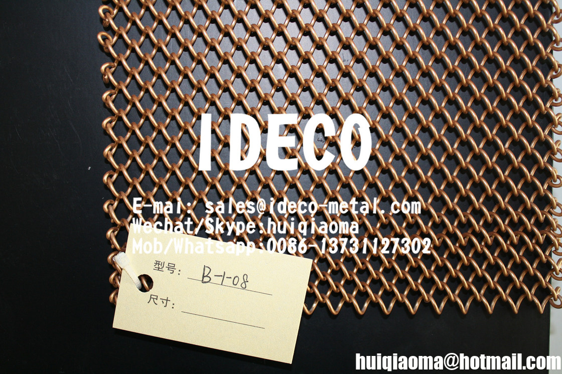 Metal Coil Drapery, Cascade Coil Mesh Curtains, Coiled Wire Fabrics