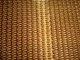 Braid Woven Architectural Mesh for Facade Cladding,Brass Decorative Cable Rope Woven Mesh