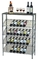 Metal Wire Wine Bottle Racks,Wine Storage Chrome Wire Shelvings,Wire Wine Displays
