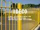 Solid Bar Bow Top Fence Railings, Anti-Trap Hoop/Round Top Fencing, Curved Top Hairpin Fences for Children Playground
