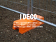 Injection Moulded Temporary Fence Feet, Plastic Temp Fencing Stands, Portable Fence PolyBlock Base