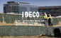 Hesco Barrier Defense Wall, Quickfence Camp Bastions Military Protective Barrier, Collapsible Earth-Filled Gabions