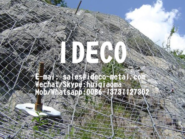 SPIDER Rockfall Protection System, High-Tensile Spiral Rope Nets ...