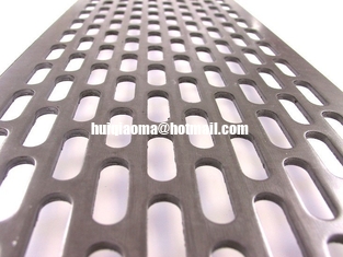 Slotted Hole Perforation Metal Screen,Stainless Oblong Hole Perforated Sheets for Sieves