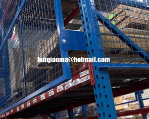 Wire Mesh Rack Guard System,Pallet Rack Safety Guards,Shelf Goods Fall Protection Mesh