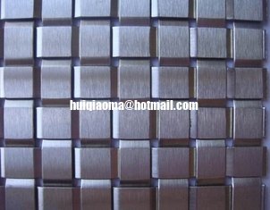 'Tile' Type Decorative Wire Mesh, Art Metal Fabric, Flat Wire Woven Mesh, Architectural Wire Mesh