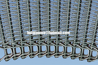 Cooling Conveyor Belting,Wire Mesh Curve Belts, Metal Radius Belt