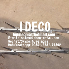 Small Type Wall Spikes, Metal Razor Spikes, Anti-Climbing Security Spikes for Fences/Gates/Toppings