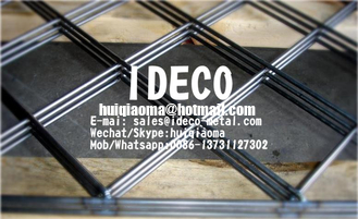 Rhombus/Diamond Opening Pattern Welded Wire Mesh Panels, Diamond Welded Wire Mesh Fences/Ceilings