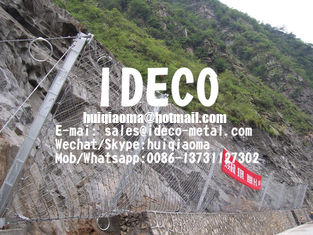 Cable Net Drapery, Wire Mesh Rope Net Drapes, Debris Fall Resisting Barriers, Rockfall Catch Fences, Rock Traps