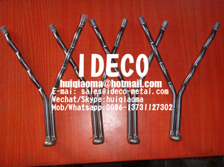 Footed Corrugated Y-Anchor, Wavy/Crimped/Spiral Y-type Refractory Anchors, Weld Studs, Castable Anchors