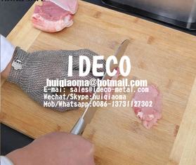 Cut Resistant Stainless Steel Gloves, Chain Mail Butcher Glove, Metal Ring Mesh Knife Cut Proof Gloves