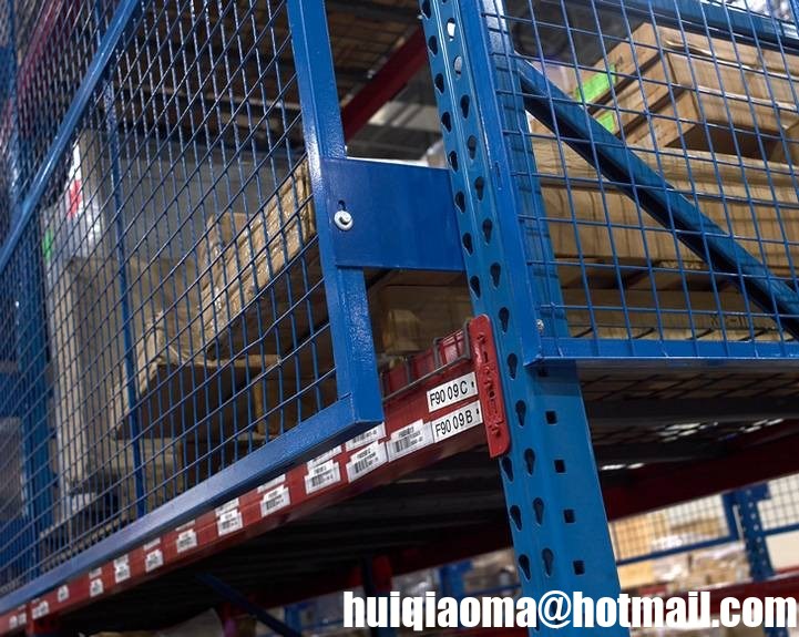 Wire Mesh Rack Guard System,Pallet Rack Safety Guards,Shelf Goods Fall