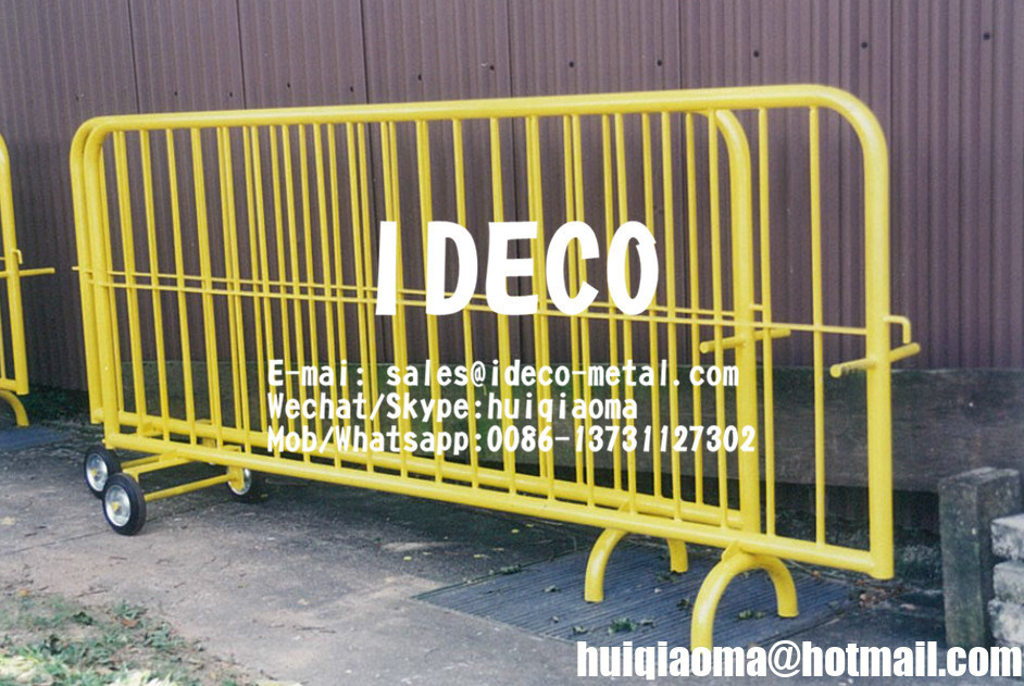 Temporary Fences, Movable/Mobile Steel Barricades, Portable Crowd