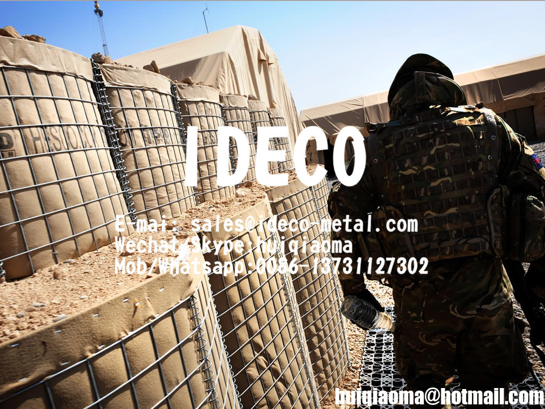 Hesco Barrier, Hesco Concertainer Security Bastion, Rapid Deployment