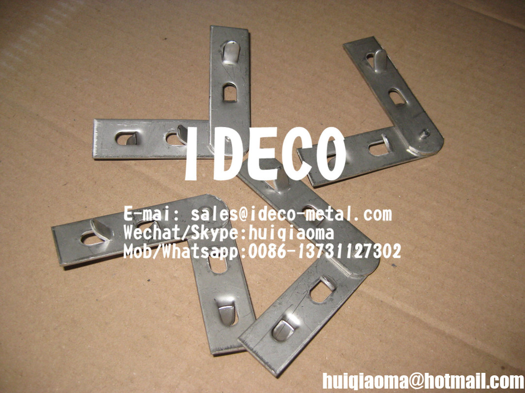 Hexmesh SS Corner Tabs, Variable/Flexible/Adjustable Corner Tab Anchors