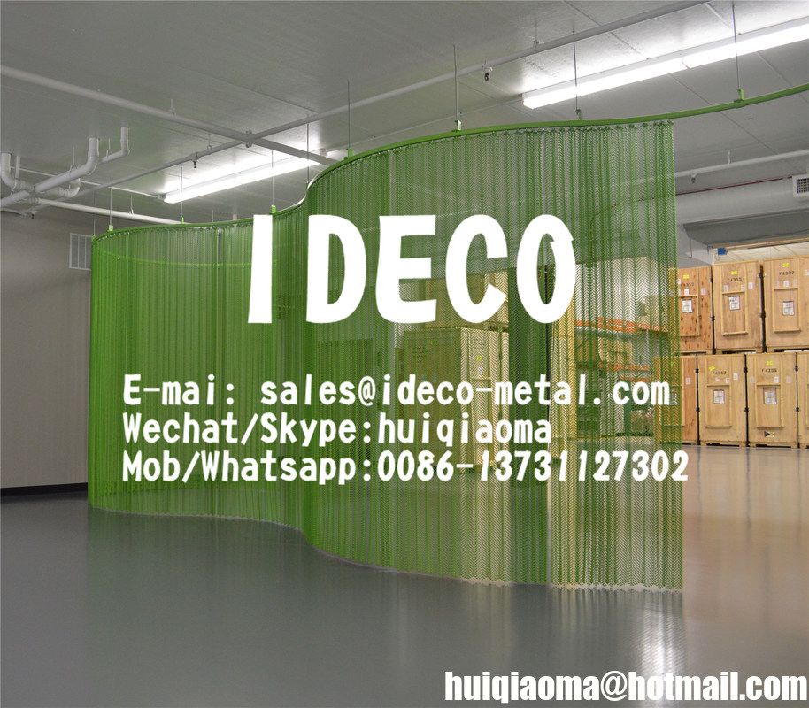 Metal Coil Drapery, Cascade Coil Drapery, Decorative Metal Coil Curtains, Architectural Coiled Metal Coil Drapery, Cascade Coil Drapery, Decorative Metal Coil Curtains, Architectural Coiled