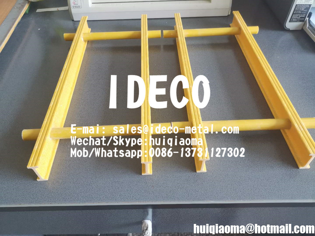 Vinylester Resin Fiberglass Grid Supports, Fiberglass Grating Deck
