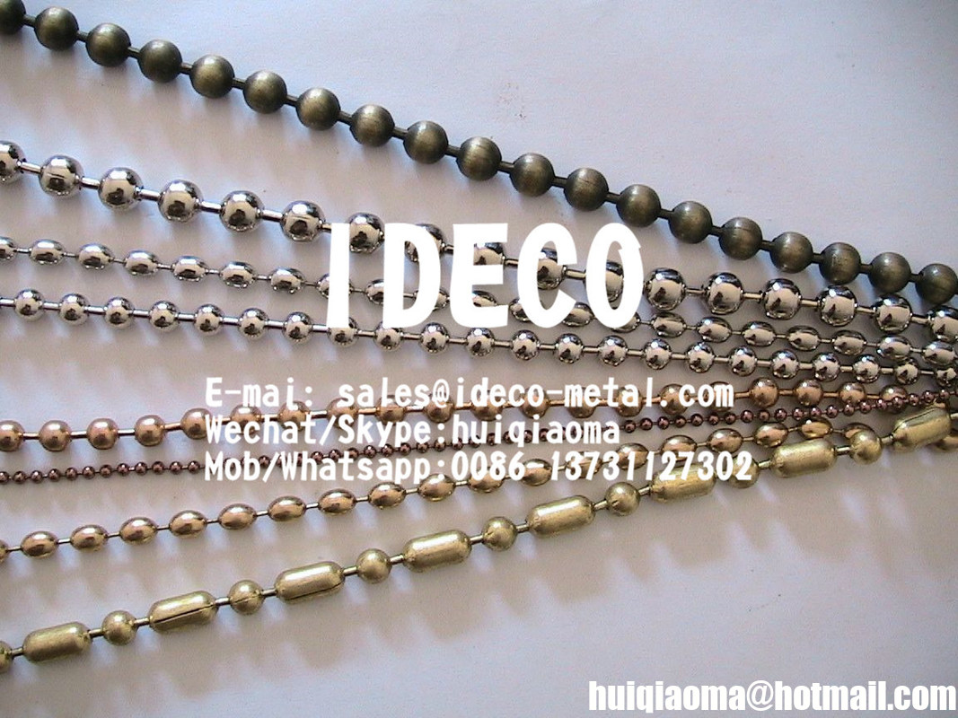 BallBar Style Ball Chain Curtains, Metal Bead Curtains, Ballchain