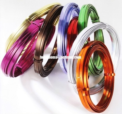 Aluminum Flat Wire, Colored Flat Aluminum Wire