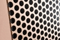 Copper Coated Perforated Metal Mesh,Brass Punched Hole Screens,Perforation Panels