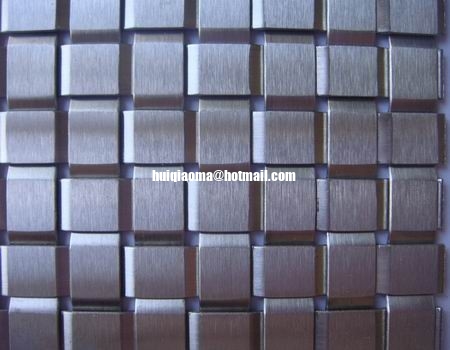 'Tile' Type Decorative Wire Mesh, Art Metal Fabric, Flat Wire Woven Mesh, Architectural Wire Mesh
