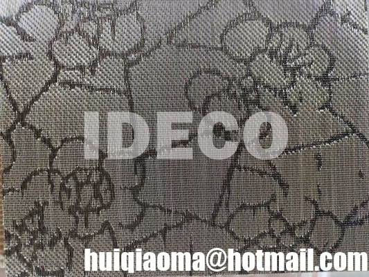 Woven Metal Interiors, Metallic Fabrics, Fine Metal Textiles for Wall Covering, Wire Mesh for Glass Lamination