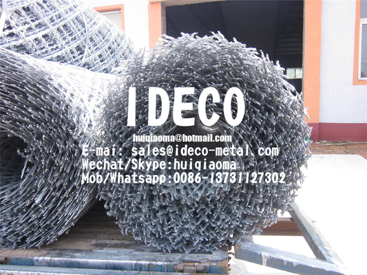 Galvanized Welded Razor Strip Fence Tops, Razor Wire Mesh Wall Toppings, Razor Blade Ribbons, Diamond Razor Mesh