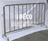 Stainless Steel Crowd Control Fence Barriers, Temporary Fencing, Portable Security Guard Barricades
