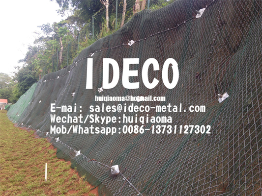 TECCO Mesh for Slope Erosion Control, Rockfall Barriers, Slope Protection TECCO Wire Netting System