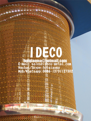 Pre-Crimped Architectural Wire Mesh, Decorative Wire Mesh, Flexi Woven Metal Mesh for Balustrades Facade Wall Cladding
