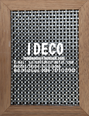 Brass/Copper Architectural Woven Mesh, Decorative Wire Mesh Grilles for Window, Ornamental Metal Partitions