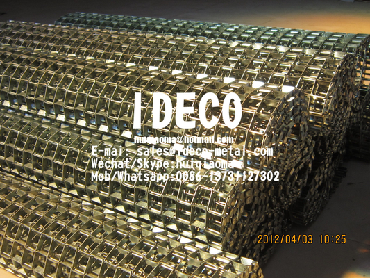 Flat Wire Belts, Honeycomb Belts, Metal Wire Mesh Conveyor Belts, Flatwire Conveyor Belting for Heating/Shrink-Wrapping