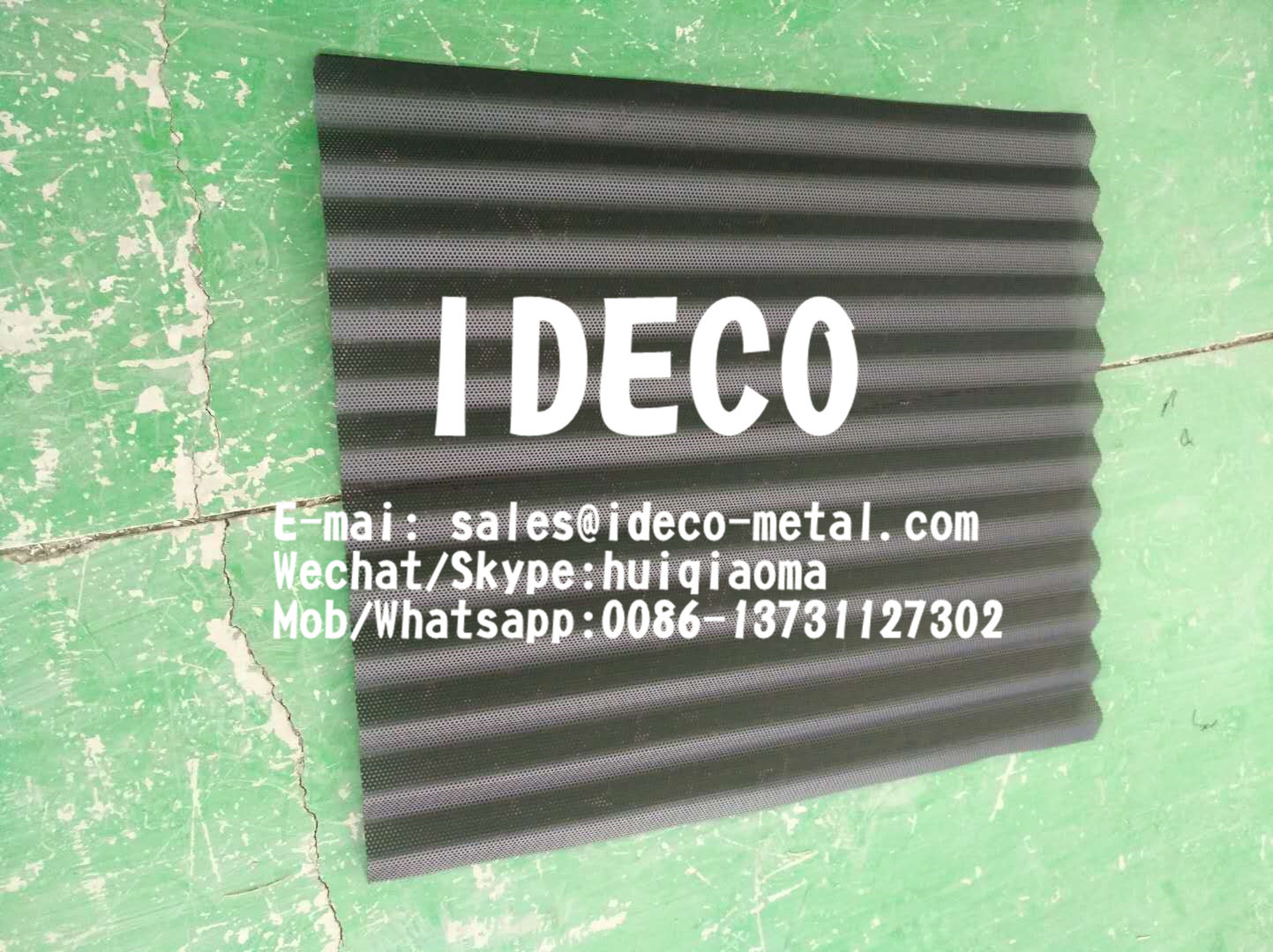 Wavery Cladding Corrugated Perforated Metal Sheeting for Building Rain Screen Cladding ...