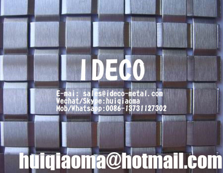 Architectural Wire Mesh for Elevator, Flat Wire Woven Art Mesh, Decorative Metal Mesh for Wall Claddings